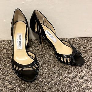 Jimmy Choo Keyhole Accent Pumps